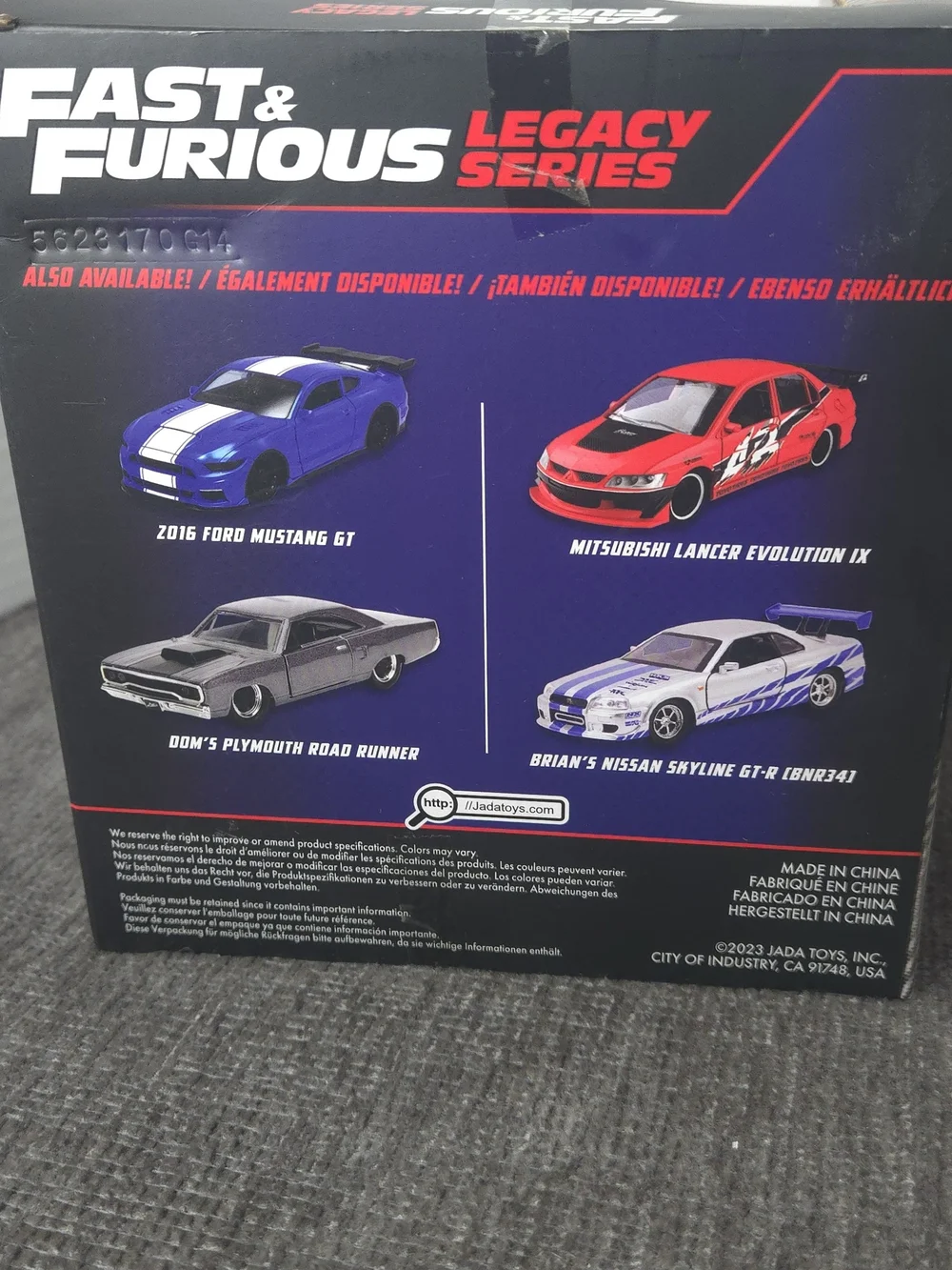 Jada Toys Fast & Furious Legacy Series 1:32 Die-Cast Twin Pack Mitsubishi & Niss